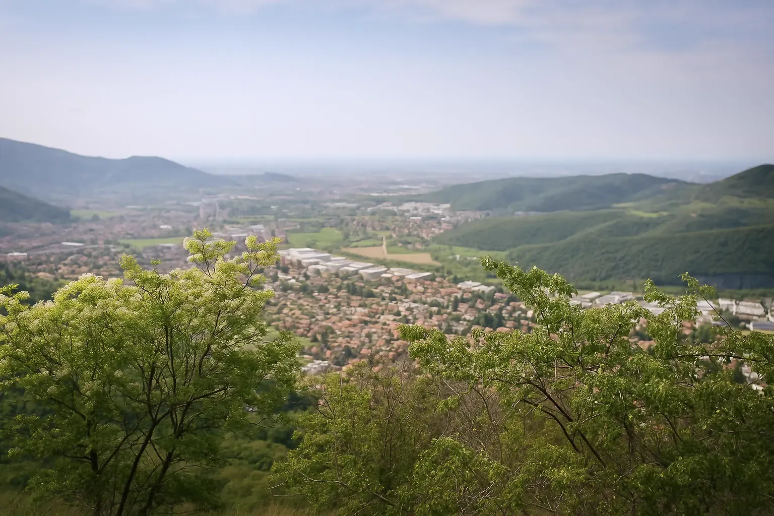 Panoramica della vallata di Concesio