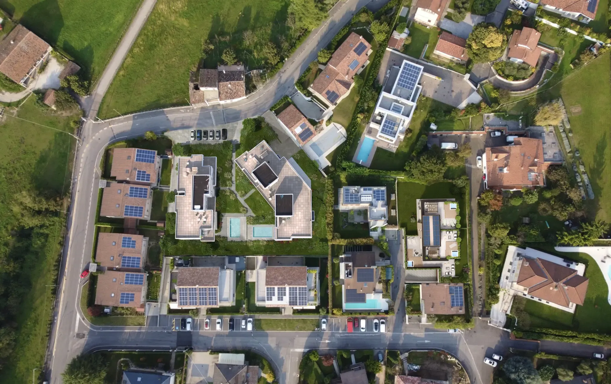 Mappa base di Concesio con i lotti residenziali